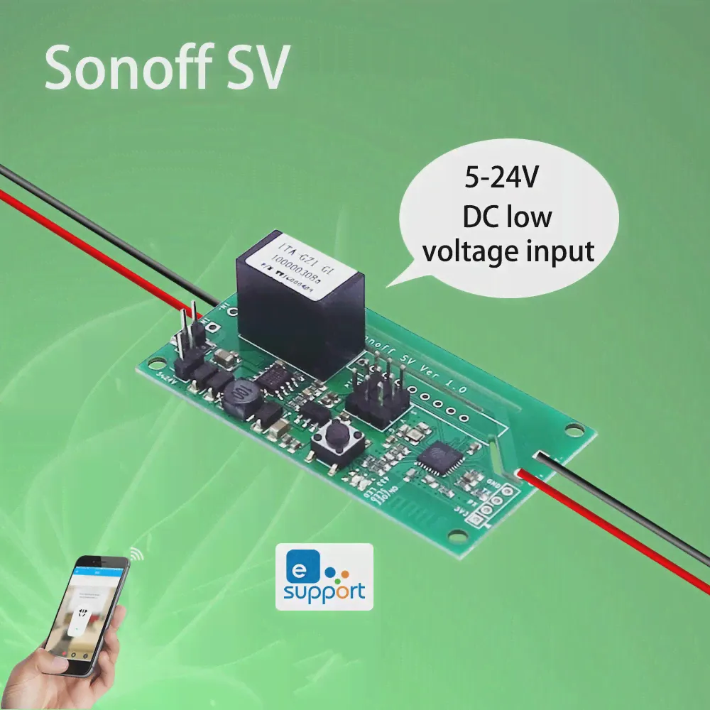 🛍 Переключатель Itead Sonoff SV с поддержкой Wi-Fi, 5-24 В постоянного тока-1