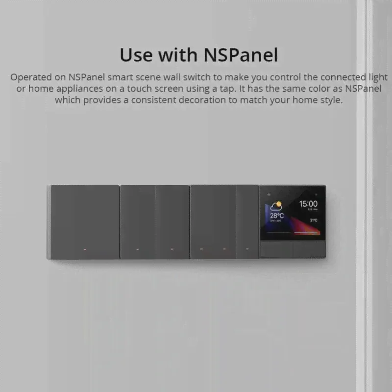 Умный настенный выключатель SONOFF M5 SwitchMan, 12023 кнопочный переключатель, 1клавиши, умный дом, работа с Alexa Google Home Alice (art.: 3920bca65fdcb)-4