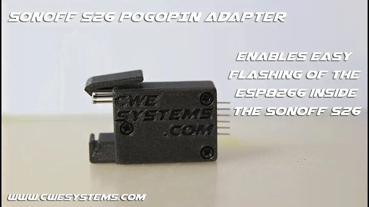 Sonoff S26 pogo-pin flash adapter