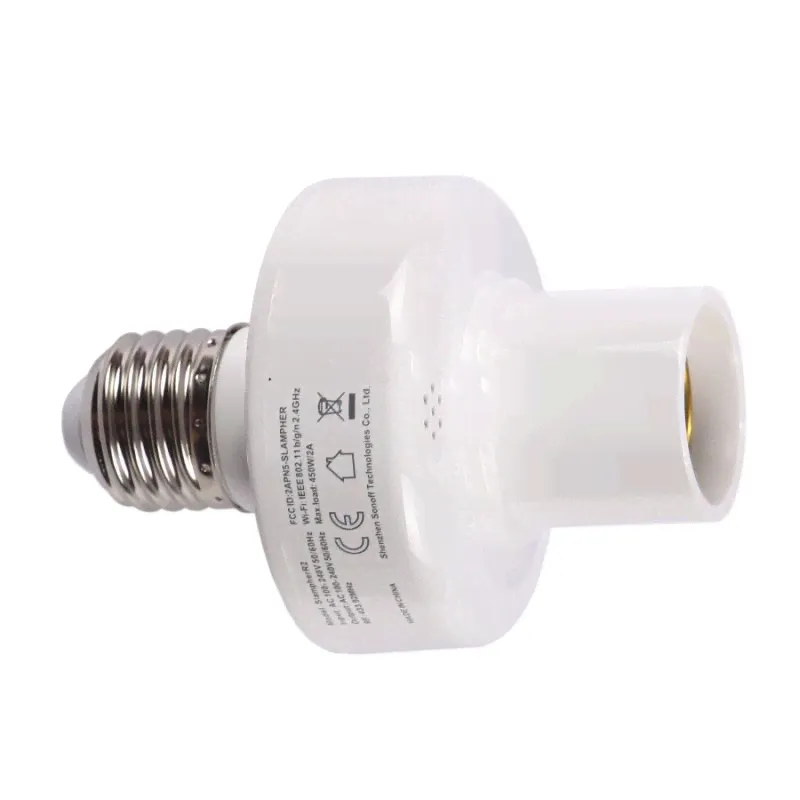 Умный патрон адаптер Wi-Fi SONOFF Slampher, E27, Умный Дом