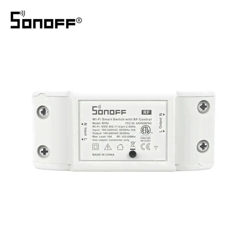 SONOFF RFR2 Upgrated RF 433Mhz+WiFi Wireless Smart Switch for eWelink APP Automation Modules Work with Alexa Google Home-0