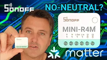 Sonoff matter MINIR4M No-neutral smart switch?
