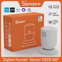 SONOFF Zigbee Датчик Присутствия Человека SNZB-06P Обнаружение Присутствия Светочувствительный Умный Дом Автоматизация Для Google Alexa Alice