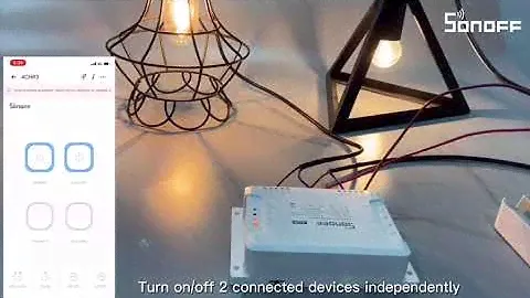 SONOFF Tech 4CHR3 WiFi Smart Switch 3 Working modes For Garage Door, APP Control