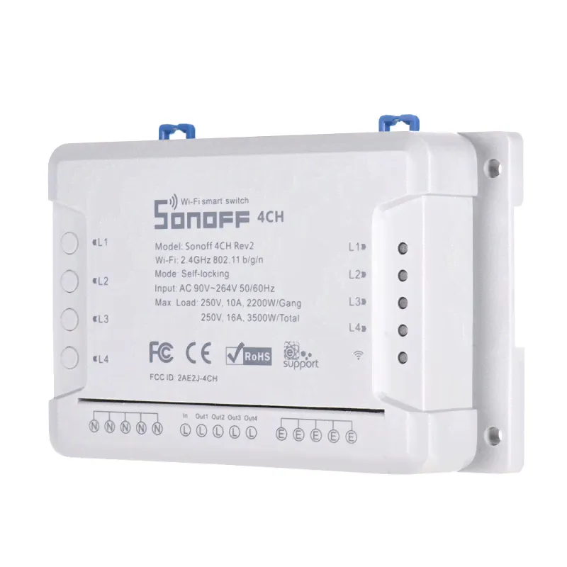 Wi-Fi реле Sonoff 4CH R2
