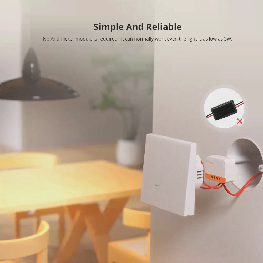 Умный переключатель SONOFF ZBMINI Extreme Zigbee 3,0 ZBMINIL2, 1 шт., не требуется нулевая линия, двустороннее управление, поддержка внешнего переключателя (art.: 3920c2eb1d7f2)-2