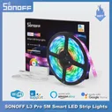 Умная Светодиодная лента SONOFF L3 Pro с поддержкой Wi-Fi, 5 м (art.: 3920be1b7e509)