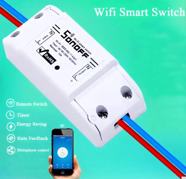 Переключатель Sonoff WiFi реле Basic-0