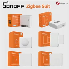 Sonoff Zigbee мини -беспроводной переключатель SNZB Датчик датчика дверей температуры через Sonoff ZB Alexa Google Home Assistant Ewelink