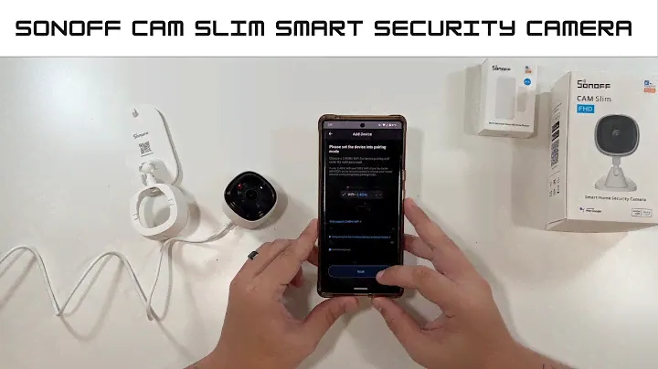 Sonoff CAM Slim Распаковка и настройка!