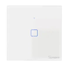 SONOFF T2EU1C-TX White Wi-Fi выключатель с поддержкой пульта 433МГц