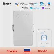 Интеллектуальный переключатель контроля температуры и влажности SONOFF TH Origin/TH Elite Работает с MS01 WTS01 THS01 Alexa Smartthings Alice
