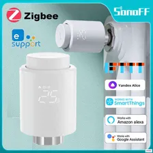 Термостатический клапан радиатора SONOFF TRVZB Zigbee, умная сцена, управление радиатором через голосовое приложение EWeLink, работает с Alexa Google Home