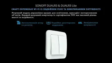 Двоканальне Wi-Fi реле Sonoff DUAL R3