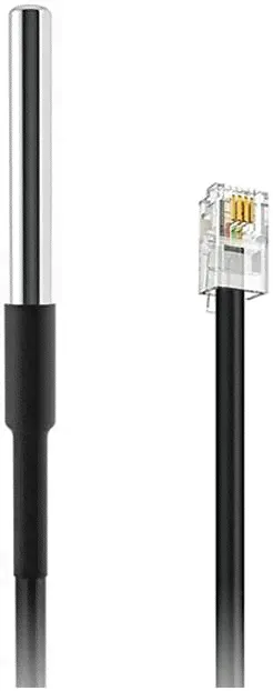 Sonoff DS18B20 Водонепроницаемый датчик температуры, разъем RJ11 4P4C, совместим с TH Elite / TH Origin, датчик температуры из нержавеющей стали, длин
