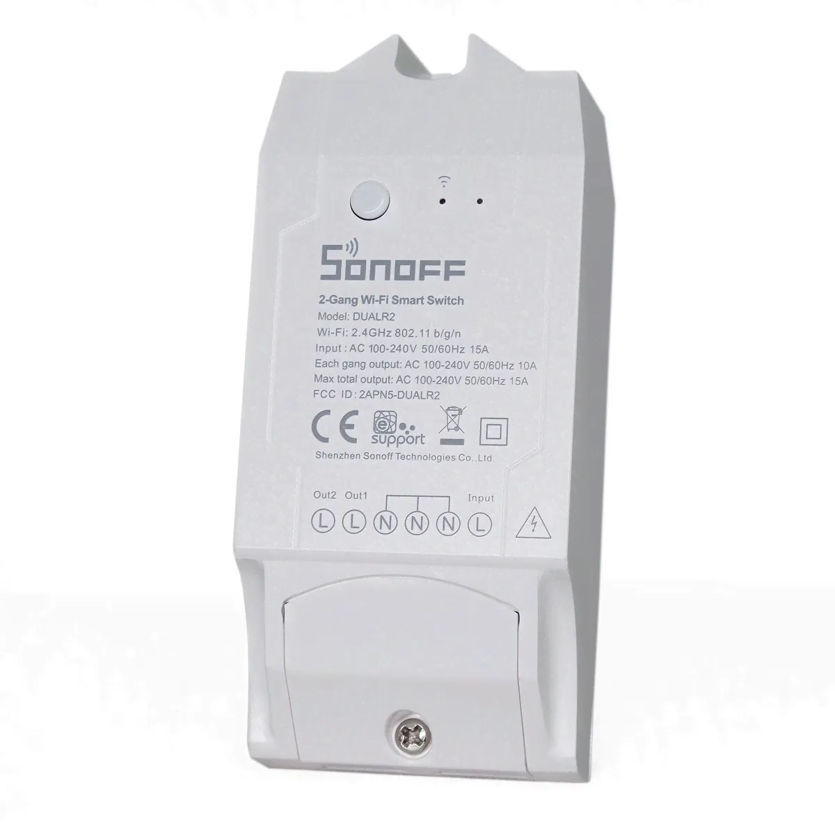 Wi-fi реле 10А 220В два канала, SONOFF DUAL-0