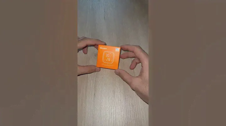 Unboxing SNZB-02D Sonoff Zigbee LCD smart temperature and humidity sensor
